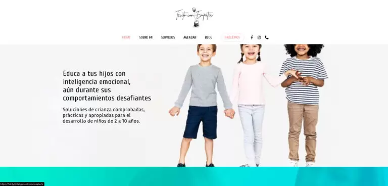 Sitio web Tecito con Empatía — terapeuta familiar Saltillo