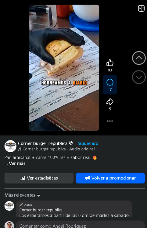 Corner-burger-publicidad-y-video-promocion-facebook-saltillo