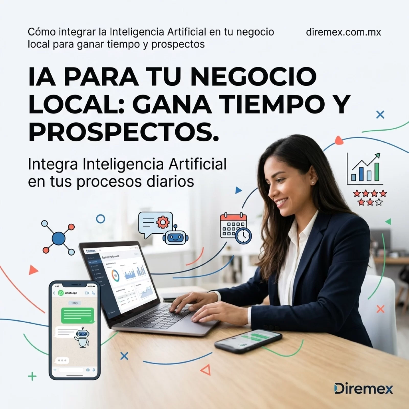 Cómo integrar la Inteligencia Artificial en tu negocio local para ganar tiempo y prospectos