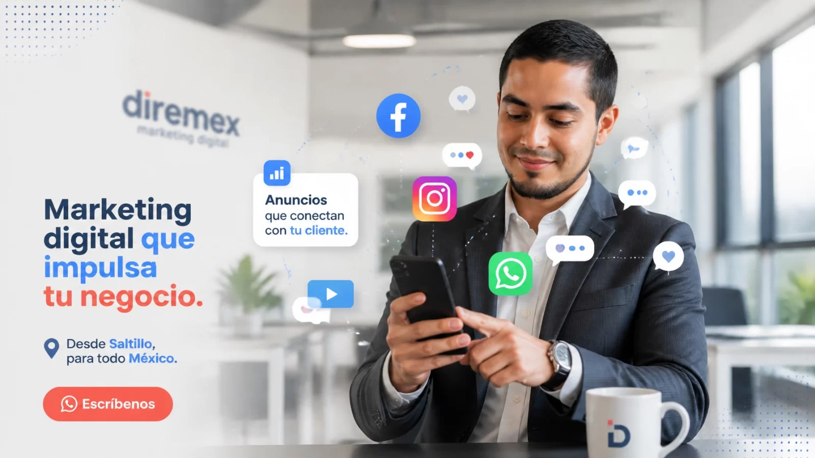 Cómo conseguir clientes en Saltillo: Guía práctica de publicidad en Facebook e Instagram