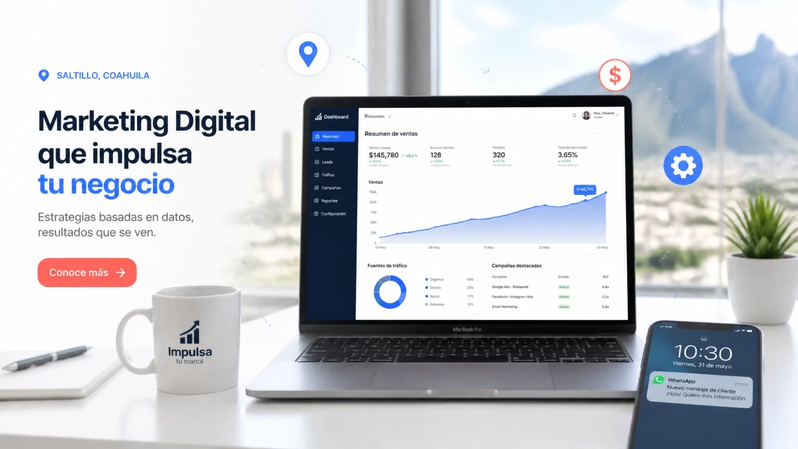 Cómo conseguir clientes por internet y aumentar tus ventas: Guía fácil para negocios de Saltillo
