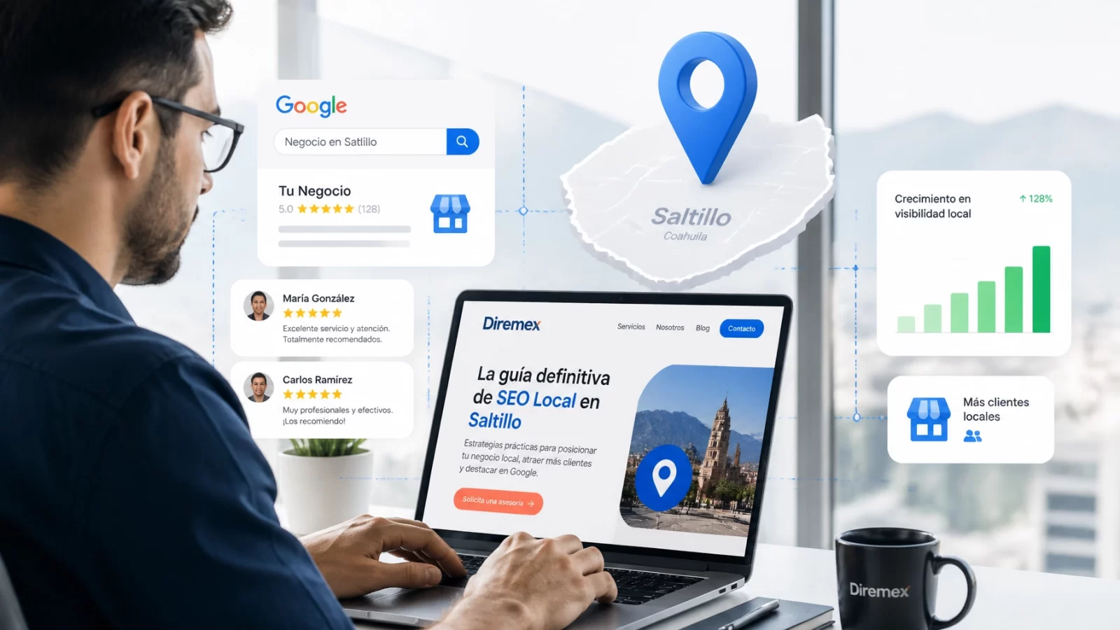 La guía definitiva de SEO Local: Cómo hacer que tu negocio en Saltillo aparezca primero en Google
