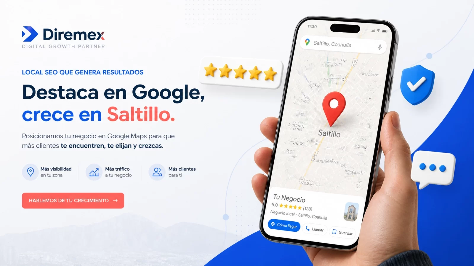 Cómo conseguir más clientes en Saltillo usando Google Maps: El paso a paso