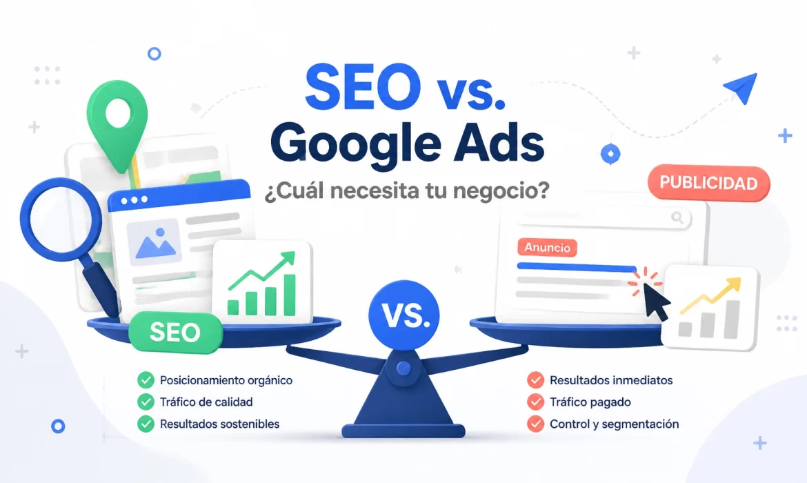 SEO vs. Google Ads: ¿cuál necesita tu negocio?