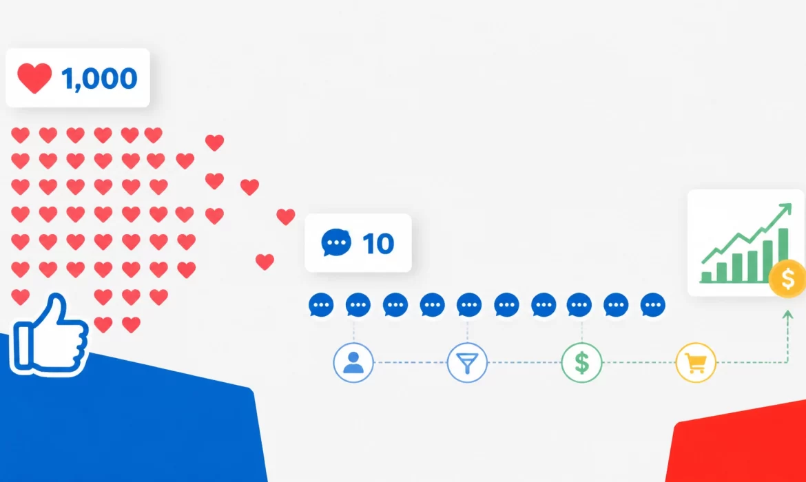 1,000 likes contra 10 prospectos interesados: qué métrica importa de verdad