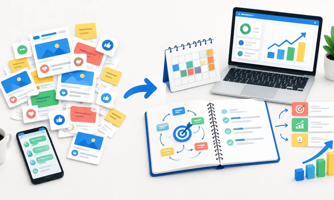 ¿Tu marketing tiene un plan o solamente una lista de publicaciones?